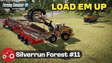 Loading Logs With The Volvo L180H Silverrun Forest Farming Simulator 22 Let