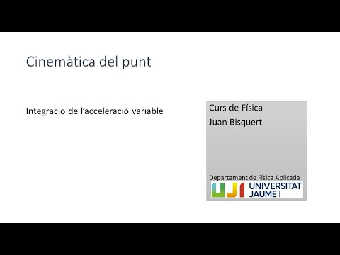 Vídeo: Què representa la integral de l'acceleració?