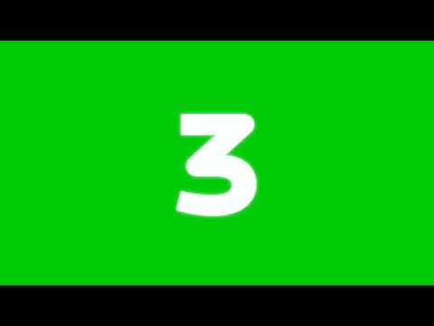 10 Seconds Countdown v.2 Green Screen (60fps/FHD 1080p)