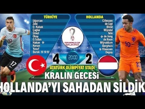 Türkiye Hollanda Maç Özeti