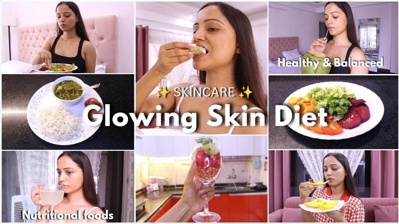 What to EAT for HEALTHY SKIN | VLOG | Nutritional & Healthy (SUPER FOODS) for Skin | Gulguli Singh