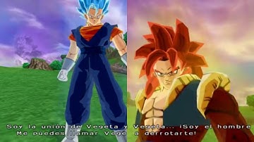 Dragon Ball Budokai Tenkaichi 3 Vegito Blue And Gogeta SSJ4 English 60Fps