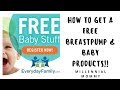 HOW TO GET A FREE BREASTPUMP &amp; FREE BABY PRODUCTS 👀😳🤯