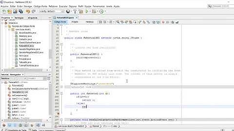 Java - Cálculo de Fatorial com método recursivo