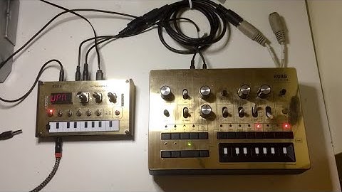 THE GOLDEN RIBBON - improvisation with Korg NTS-1 and Monotribe by D.U.O. (Digital Unit Operated)
