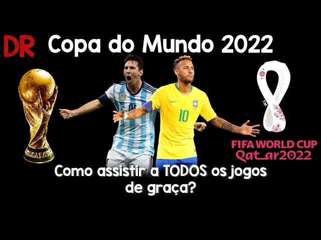 Você sabia que é possível assistir aos jogos da Copa do Mundo DE GRAÇA na  internet?