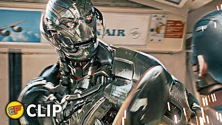 Captain America vs Ultron - Seoul Fight (Part 2) |  Avengers Age of Ultron (2015) Movie Clip HD 4K