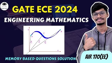 GATE 2024 ELECTRONICS ENGINEERING (ECE) SOLUTION || ENGINEERING MATHEMATICS || COMPLETE SOLUTIONS