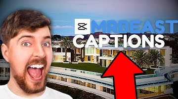 How To Add Captions Like Mr Beast in CapCut *FREE METHOD*