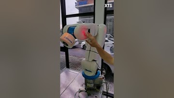 Airskin Cobot Skin for industrial robot Malaysia in action for operator & worker safety