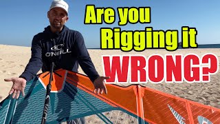 Full Guide to rigging a Sail  Tips and Tricks with Ben Proffitt