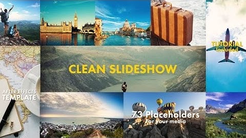 Clean Slideshow ( After Effects Template ) ★ AE Templates