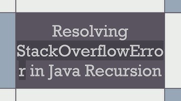 Resolving StackOverflowError in Java Recursion