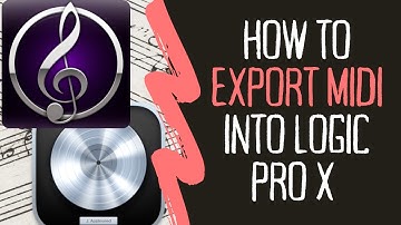 How to Export Sibelius MIDI into Logic