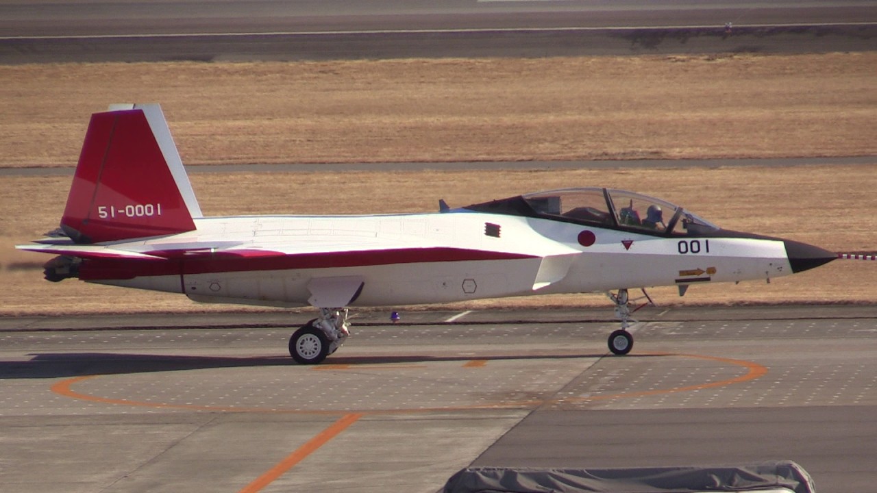 16/02/11 県営名古屋空港 先進技術実証機 地上走行試験 X-2 (ATD-X) Taxiing Test at Nagoya Airport, RJNA
