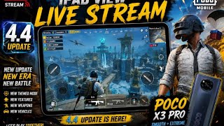 Poco x3 pro Ipad View PUBG mobile 4.4 Update 💯