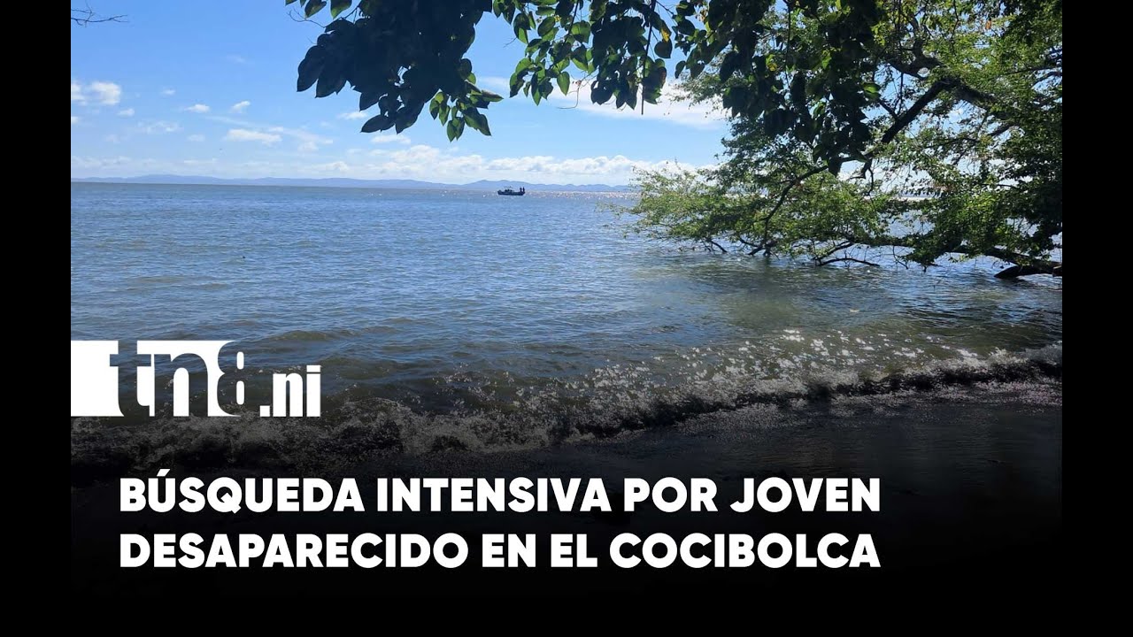 Continúa búsqueda de joven desaparecido en el lago Cocibolca, Ometepe