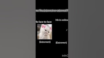you introvert or extrovert??🙂#relatable#aesthetic/viral/shorts