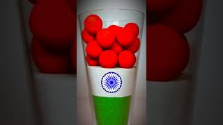 Stylish indian flag using glass & soft clay#shorts  #youtube #15august #indianflag  #india screenshot 5