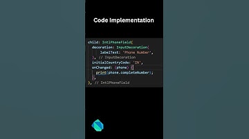 flutter country code implementation #shorts #flutter #dart