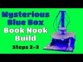 Mysterious Blue Box Book Nook Build: Steps 2-3