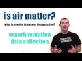 Claim Evidence Reasoning in Science: Analyzing Air as Matter