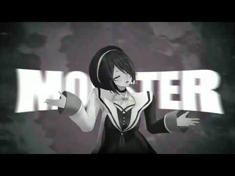 #mmd  #VTuber あおぎり高校の音霊魂子先輩で#monster #meme【60FPS】