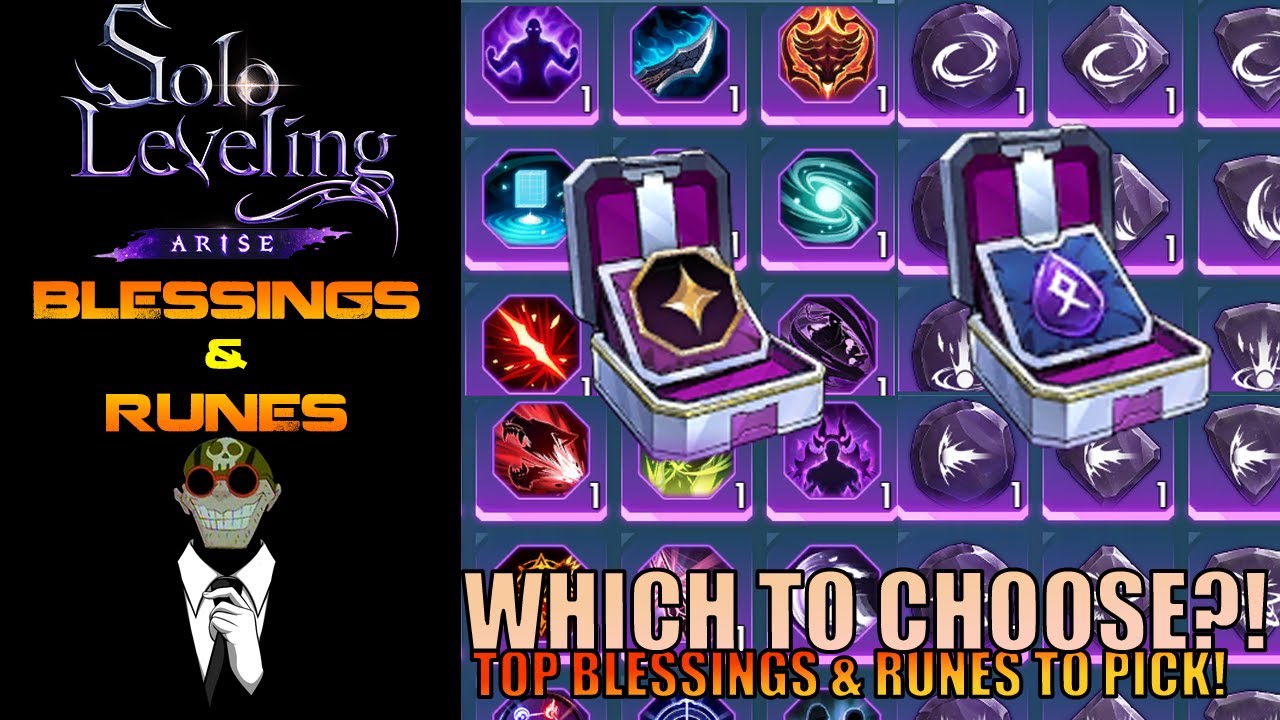 Solo Leveling Arise - Top Blessings & Runes to choose! - YouTube