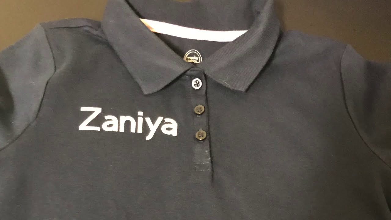 How to add Name tag/business Logo/ Professional image to polo or ...
