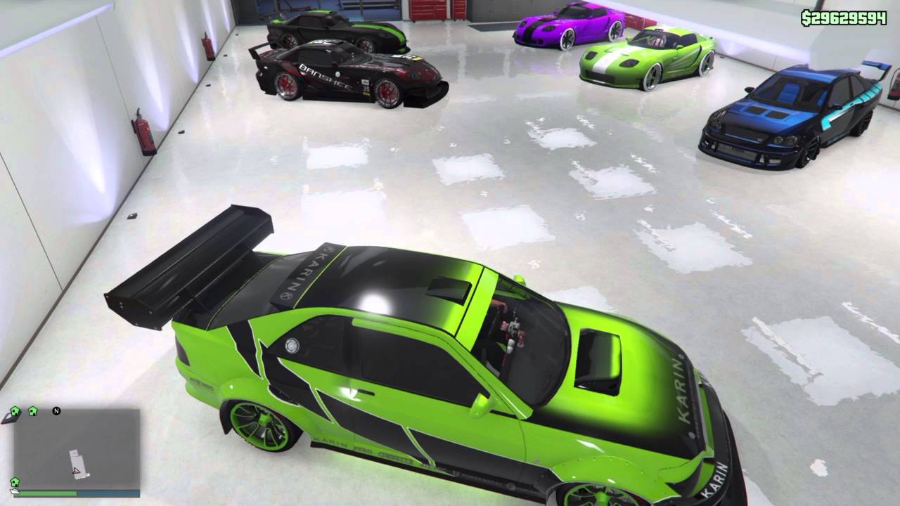 Gta 5 Online Ps4 012 Top 5 Garagen Mit Getunten Autos D Youtube