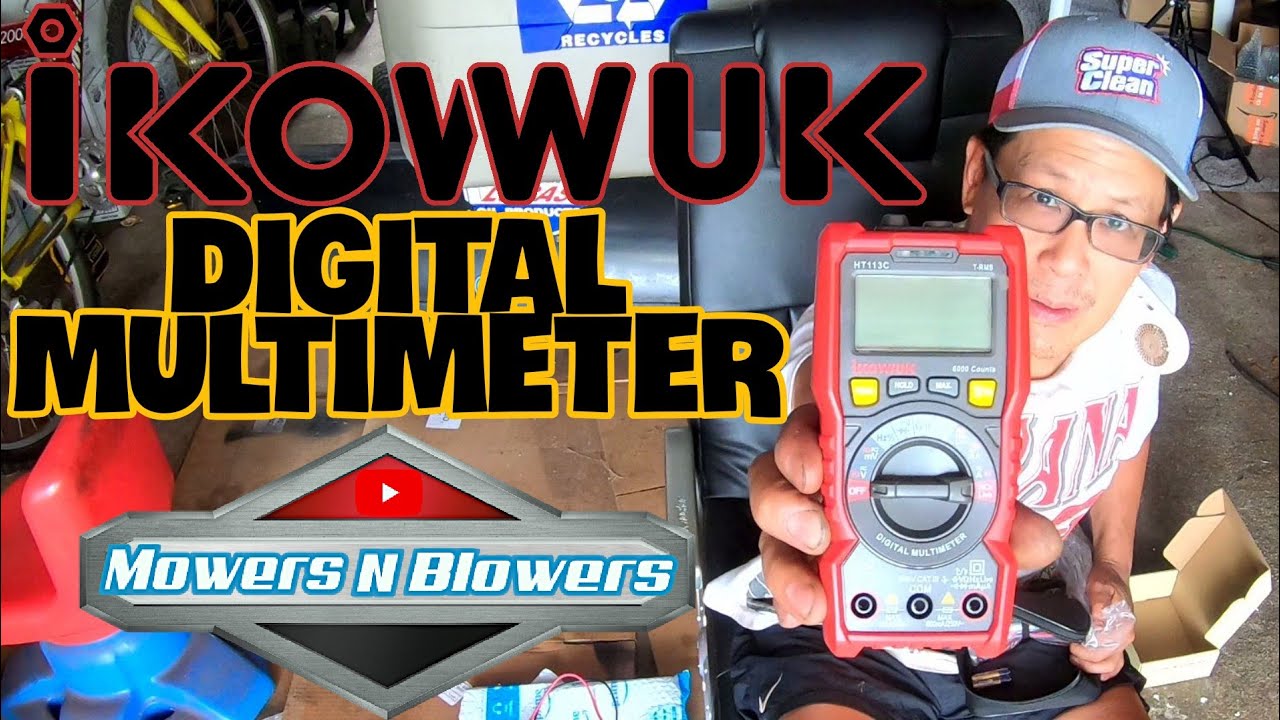 NEW KAIWEETS Digital Multimeter TRMS 6000 Counts Ohmmeter Voltmeter Auto-Ranging