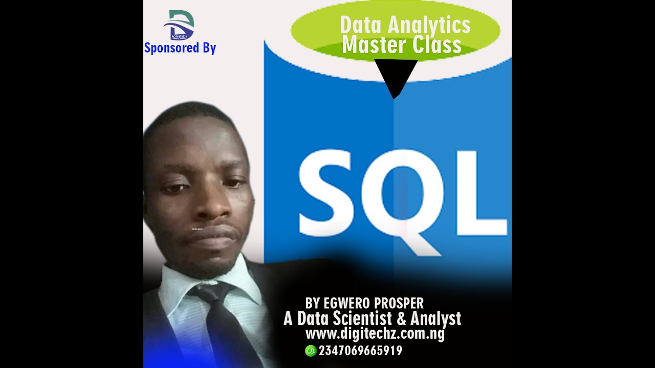 sql masterclass: sql for data analytics | development,... Data Aggregate analysis with SQL Master Class - YouTube