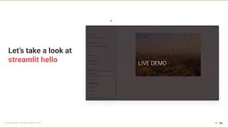 Celebrity SFBigAnalytics_20200804:Streamlit Components: Displaying complex JS and HTML components in Streamlit Wealth