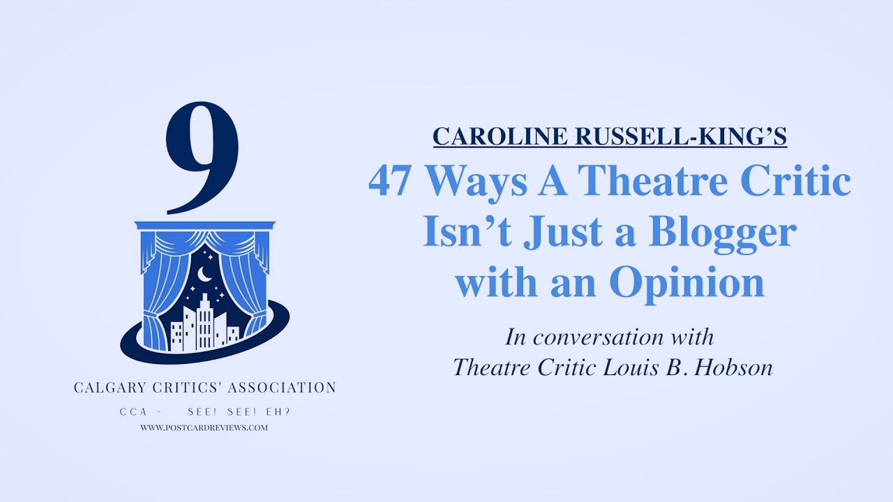 9.	The theatre review understands the timeline of the creative process