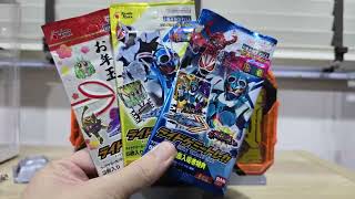 Kamen rider Gotchard- Rider Chemy card Exclusive Movie campaign (Kyodaitoys unboxing)