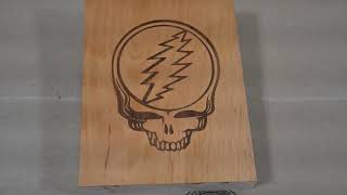 Grateful Dead -Steal your face Inlay. Trying to Prove my concept for a Cutting  Board Inlay. by The Woodworking Hack 292 views 1 year ago 1 minute