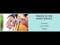 Tuesday, September 23 Rosh Hashanah II Contemplative, Musical Service: Prayer of the Heart