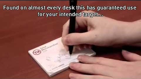 Printed A7 Sticky Notes