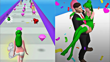 Love Run 3D NEW GAME All Levels Mobile Gameplay Walkthrough Android IOs Alltrailer Relaxing Video