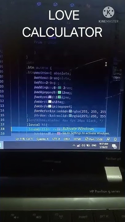 Make love calculator💖💖 using pure html css and js 🔥 🔥 - YouTube