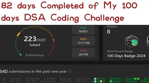 My DSA Journey | DSA coding challenge | 100 days DSA challenge