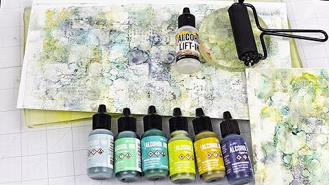 MIND-BLOWING Alcohol Ink Technique On the Gel Plate