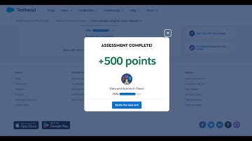 Communicate Using the Action Element || Data and Actions in Flows