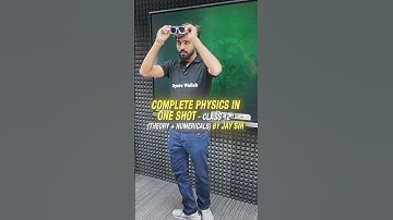 Complete Physics Class 12th (Theory + Numericals) by Jay Sir on UP Board Wallah English Medium