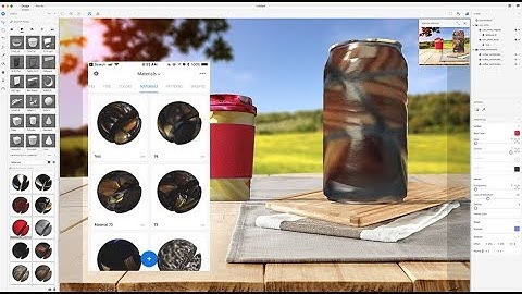 How to create and apply 3D material in Adobe Capture CC and Adobe Dimension CC