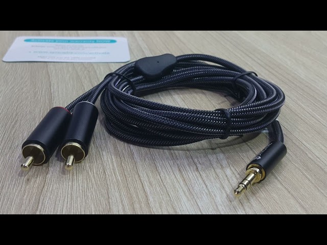Unboxing and Testing Syncwire's Audio Cable 2 RCA by Stereo 3.5mm 1.8m