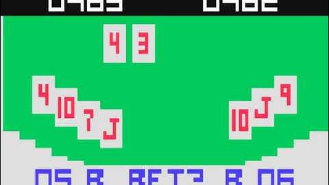 Video Blackjack  ~ Fairchild Channel F