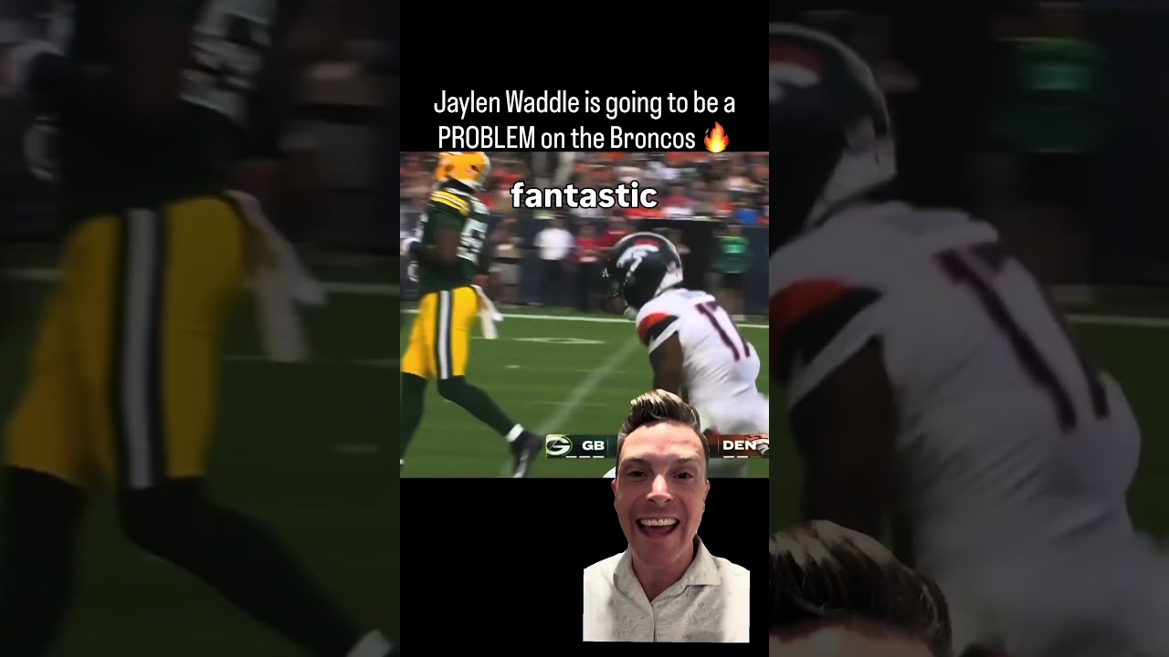 Jaylen Waddle is going to be a PROBLEM on the Broncos 😮‍💨