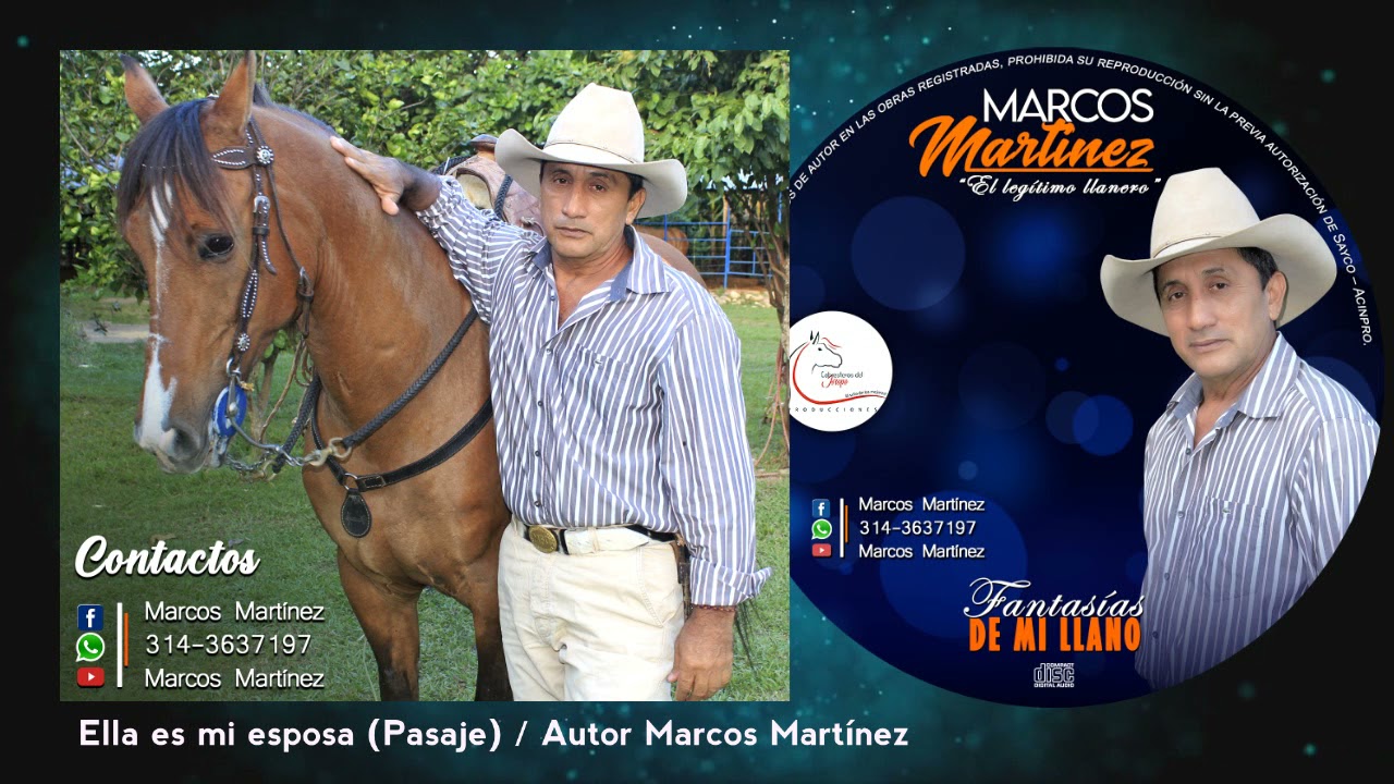 Marcos Martínez - Ella Es Mi Esposa (Audio)
