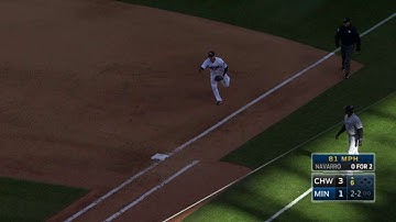 CWS@MIN: Mauer makes diving stop, gets out at first